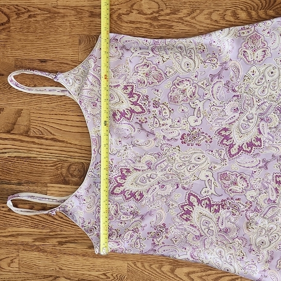 (L) Oscar de la Renta Vintage Nightgown  Satiny Smooth Comfortable Elegant - Picture 5 of 7